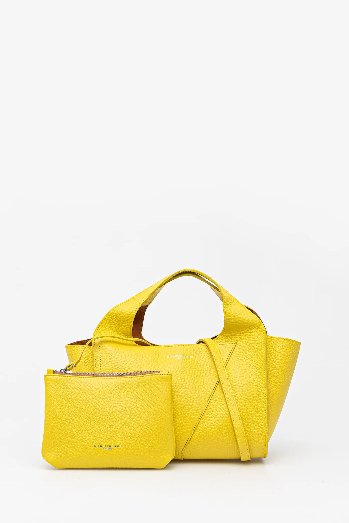 Кожаная сумка EUFORIA Gianni Chiarini, желтый 
Кожаная сумка EUFORIA Gianni Chiarini, желтый