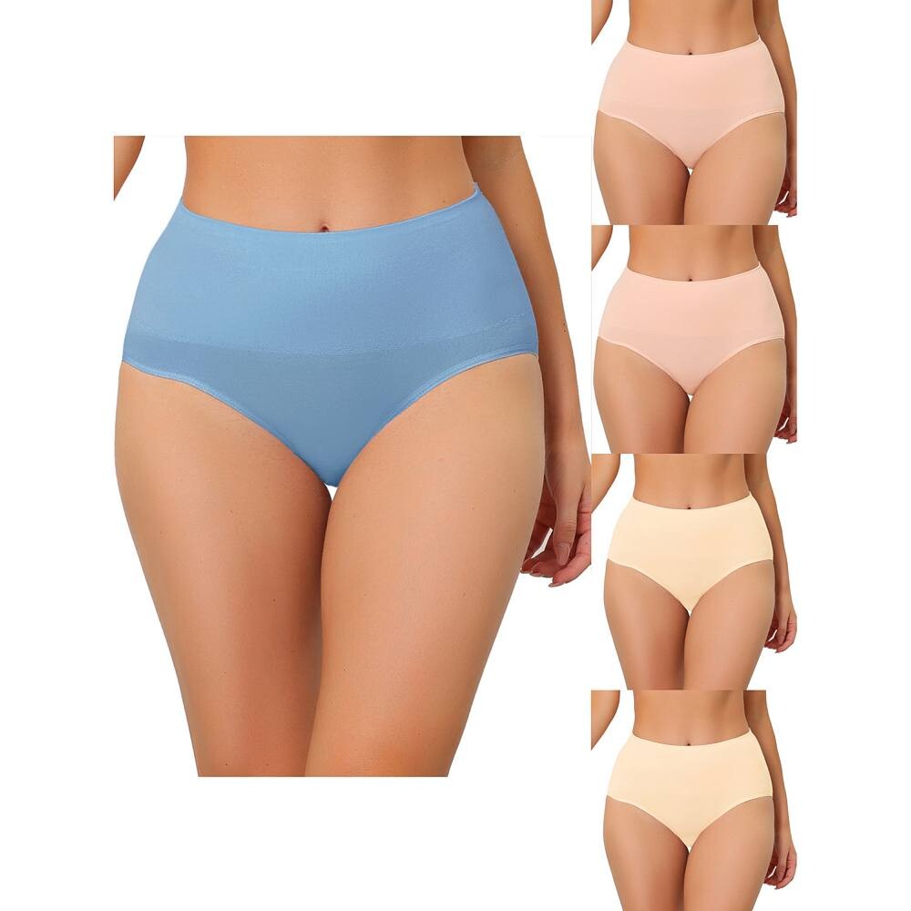 5 упаковок нижнего белья для женщин, дышащие трусики с высокой талией, корректирующие животик ALLEGRA K, цвет Pink Beige Blue
5 упаковок нижнего белья для женщин, дышащие трусики с высокой талией, корректирующие животик ALLEGRA K, цвет Pink Beige Blue