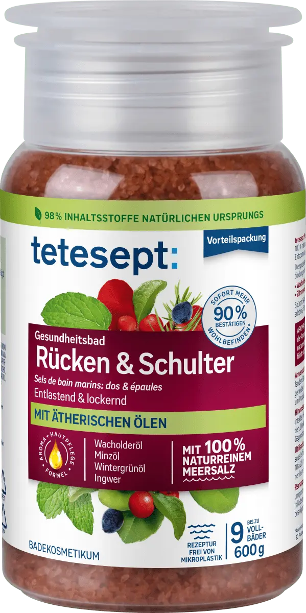 Соль для ванн морская соль спина и усилитель Плечо 600г tetesept
Соль для ванн морская соль спина и усилитель Плечо 600г tetesept