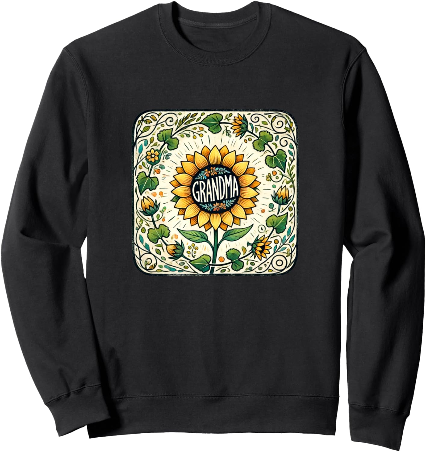 Толстовка с изображением бабушки-подсолнуха ко Дню бабушек и дедушек Cat Snugg, черный
Толстовка с изображением бабушки-подсолнуха ко Дню бабушек и дедушек Cat Snugg, черный