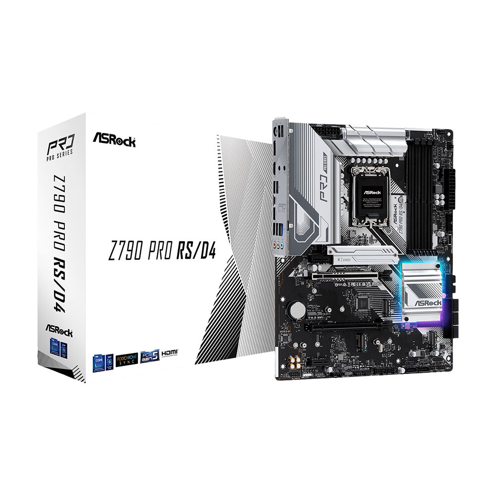 Материнская плата ASRock Z790 Pro RS/D4, LGA1700, DDR4
Материнская плата ASRock Z790 Pro RS/D4, LGA1700, DDR4