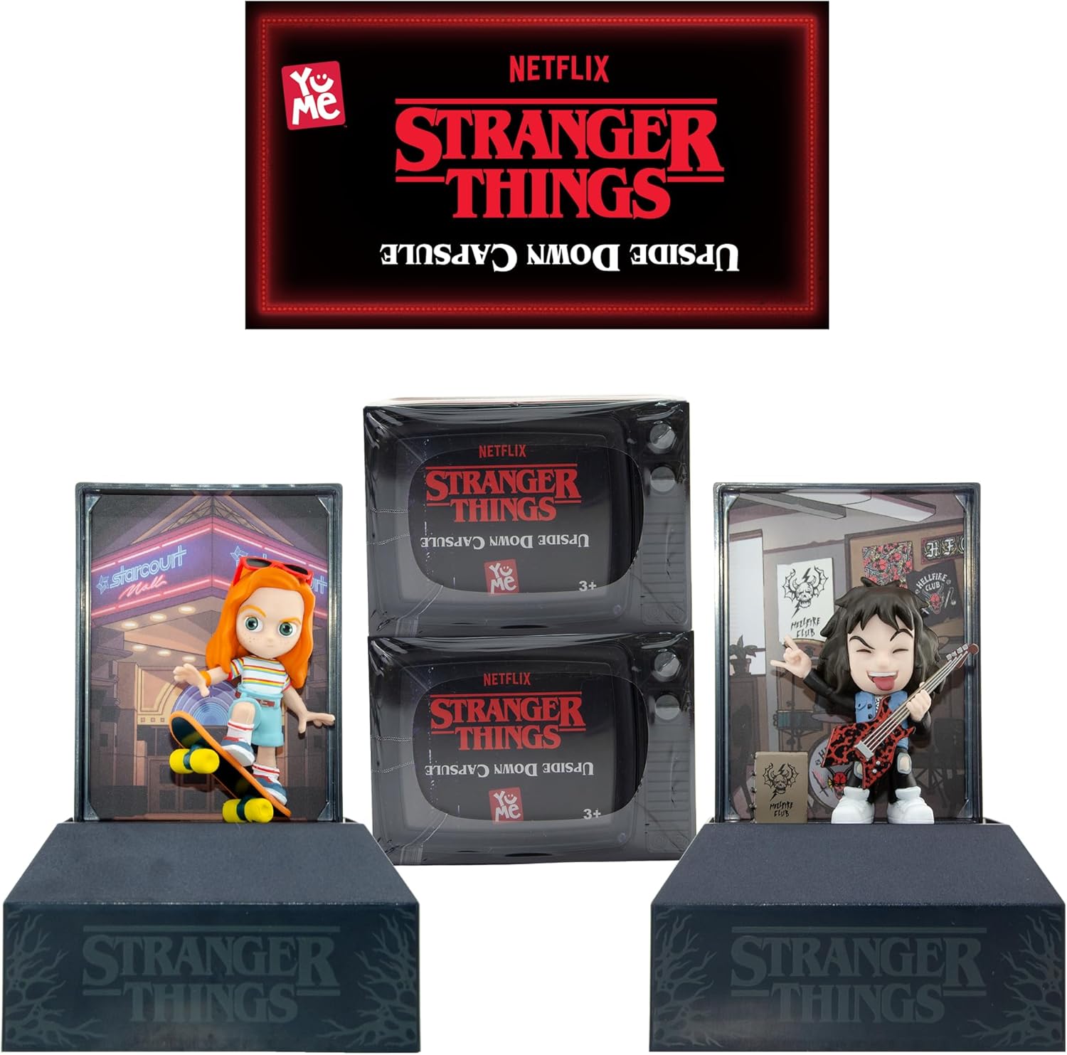 Коллекционные фигурки YuMe Stranger Things Series One, 2 случайные фигурки
Коллекционные фигурки YuMe Stranger Things Series One, 2 случайные фигурки