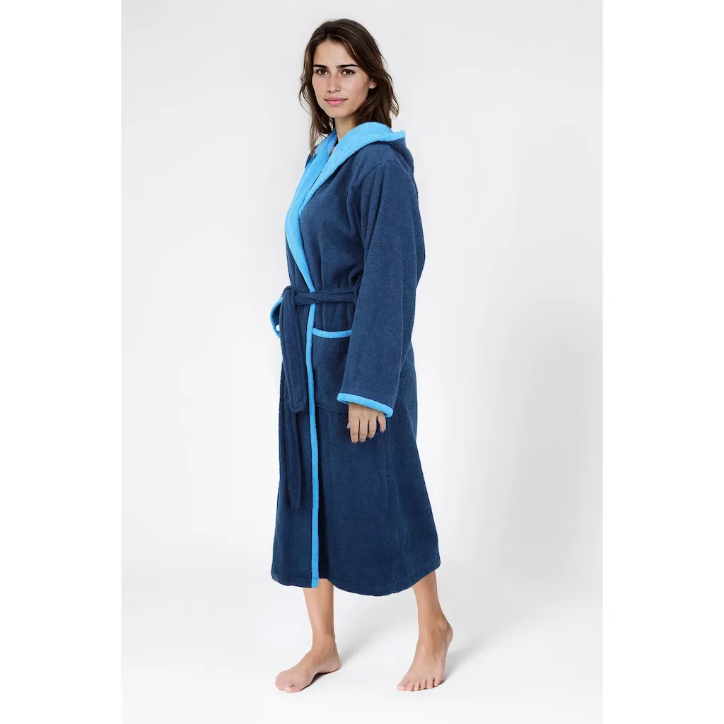 Мой домашний унисекс-халат Condes, идеально для сауны и спа, отельный халат, утренний халат 1 шт., женский и мужской халат, двухслойная оптика, XS-3XL My Home, Dunkelblau-hellblau
Мой домашний унисекс-халат Condes, идеально для сауны и спа, отельный халат, утренний халат 1 шт., женский и мужской халат, двухслойная оптика, XS-3XL My Home, Dunkelblau-hellblau