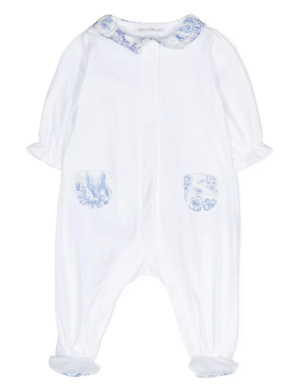 Пижама Liberty с воротником Tartine Et Chocolat, белый
Пижама Liberty с воротником Tartine Et Chocolat, белый