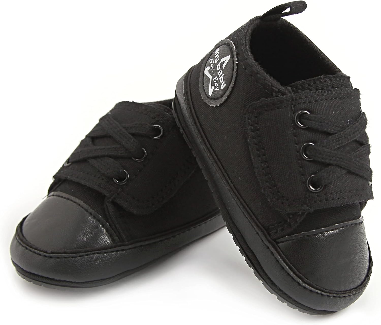 Детские кроссовки SOFMUO для мальчиков и девочек, высокие на щиколотку, из искусственной кожи, с нескользящей подошвой, мягкой резиновой подошвой, для малышей, детская обувь для униформы, D/Pure Black
Детские кроссовки SOFMUO для мальчиков и девочек, высокие на щиколотку, из искусственной кожи, с нескользящей подошвой, мягкой резиновой подошвой, для малышей, детская обувь для униформы, D/Pure Black