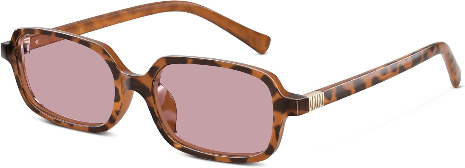 Ретро поляризованные солнцезащитные очки для женщин и мужчин - модные солнцезащитные очки с защитой от УФ-излучения, легкие, в винтажном стиле ELITERA, 01-1pack-yellowleopard Frame Purple Red Lens
Ретро поляризованные солнцезащитные очки для женщин и мужчин - модные солнцезащитные очки с защитой от УФ-излучения, легкие, в винтажном стиле ELITERA, 01-1pack-yellowleopard Frame Purple Red Lens