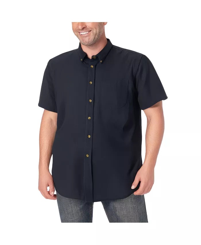 Мужская спортивная рубашка с коротким рукавом, не требующая глажки KingSize, черный
Мужская спортивная рубашка с коротким рукавом, не требующая глажки KingSize, черный