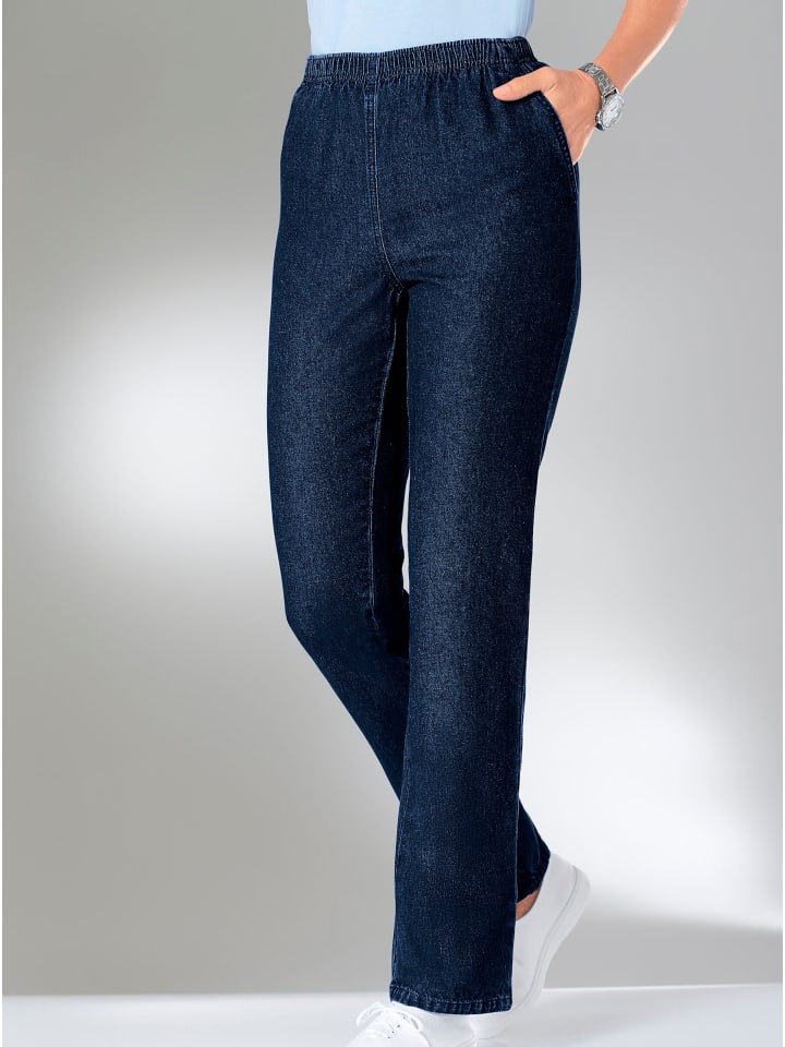 Джинсы-слипоны темно-синего цвета WITT WEIDEN
Джинсы-слипоны темно-синего цвета WITT WEIDEN