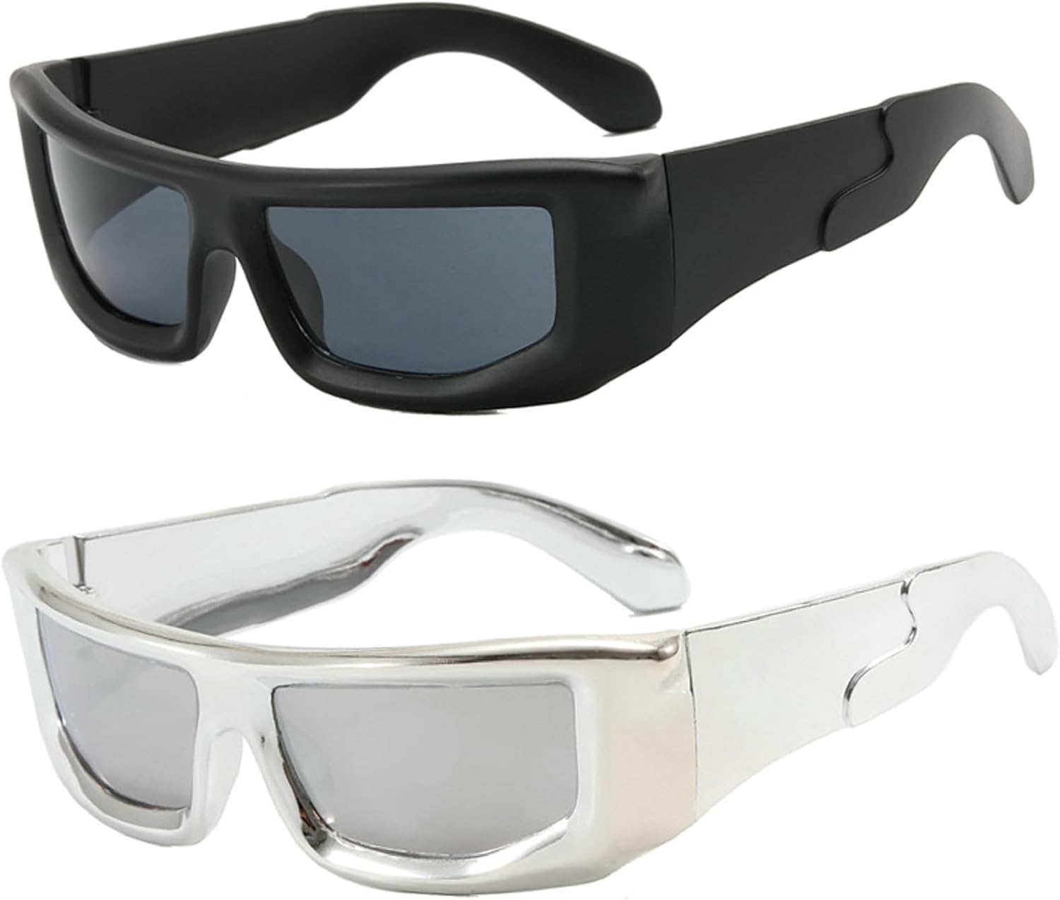 Спортивные солнцезащитные очки Y2K для женщин и мужчин, винтажные серебристые зеркальные квадратные очки, унисекс, для вечеринок, женские солнцезащитные очки UV400 mincl, 2pcs-black&silver
Спортивные солнцезащитные очки Y2K для женщин и мужчин, винтажные серебристые зеркальные квадратные очки, унисекс, для вечеринок, женские солнцезащитные очки UV400 mincl, 2pcs-black&silver