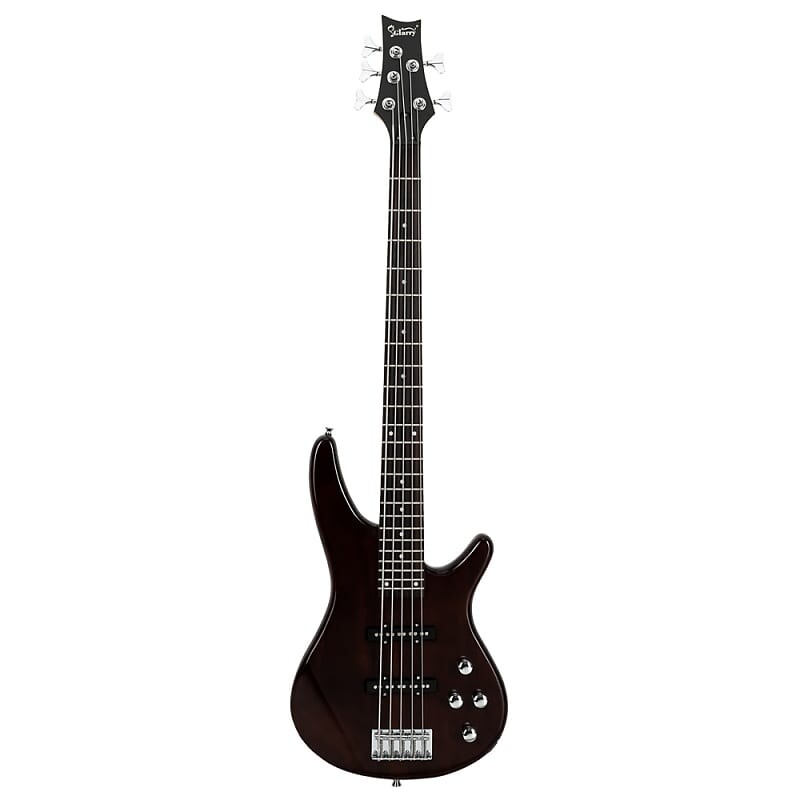 Басс гитара Glarry Brown GIB 5 String Electric Bass Guitar Full Size SS Pick-up
Басс гитара Glarry Brown GIB 5 String Electric Bass Guitar Full Size SS Pick-up