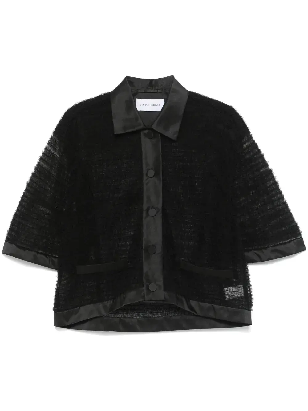 Рубашка из тюля Viktor & Rolf, черный
Рубашка из тюля Viktor & Rolf, черный