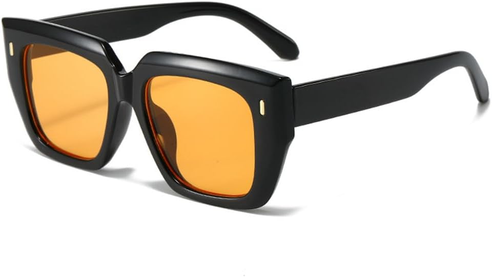 Солнцезащитные очки UV400 для мужчин и женщин | Крупные заклепки «кошачий глаз», синий градиент | Для вождения и занятий спортом на открытом воздухе generic, Black Orange
Солнцезащитные очки UV400 для мужчин и женщин | Крупные заклепки «кошачий глаз», синий градиент | Для вождения и занятий спортом на открытом воздухе generic, Black Orange