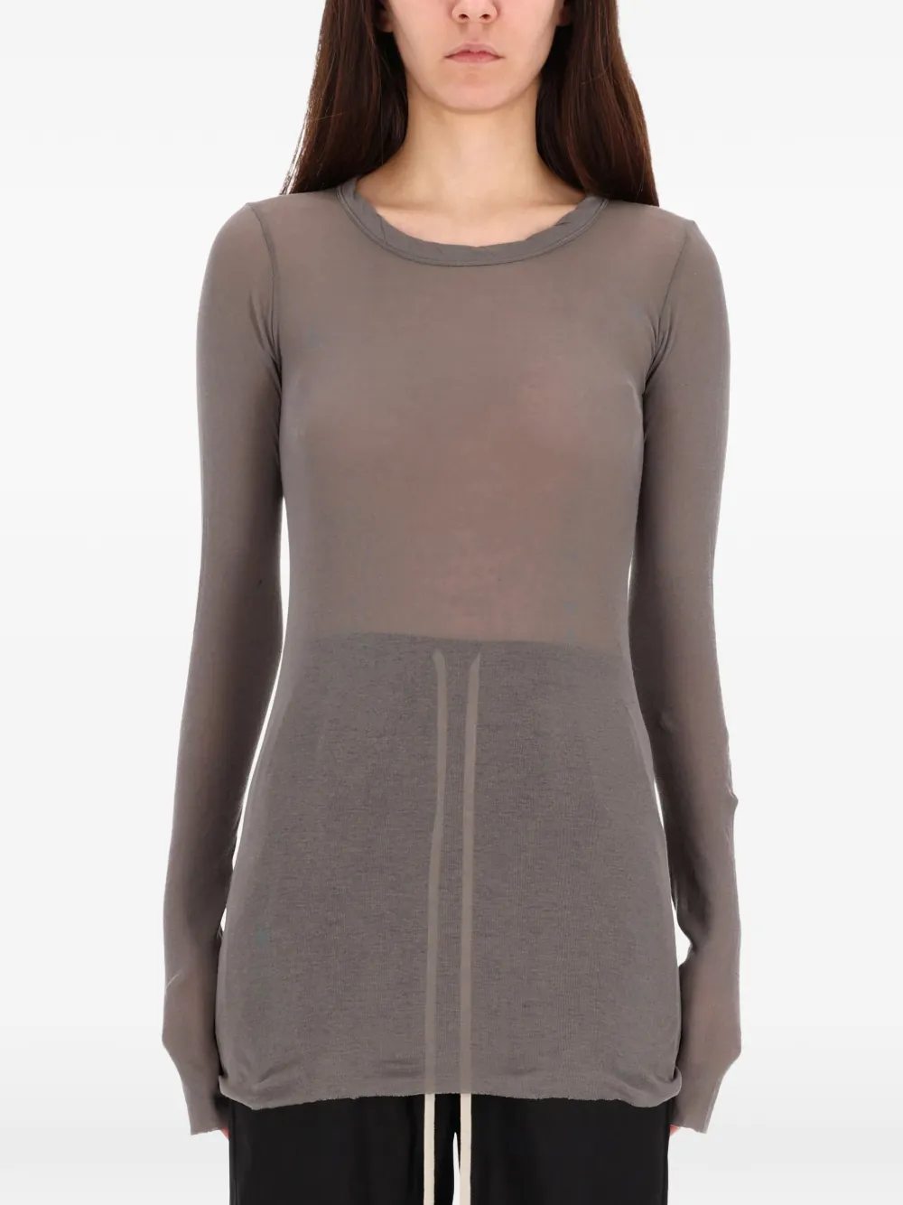 Футболка с длинными рукавами Rick Owens, серый
Футболка с длинными рукавами Rick Owens, серый