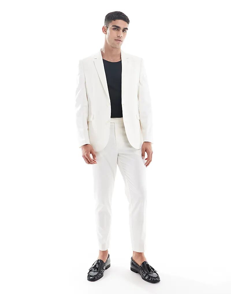 Зауженные брюки ASOS DESIGN цвета экрю
Зауженные брюки ASOS DESIGN цвета экрю