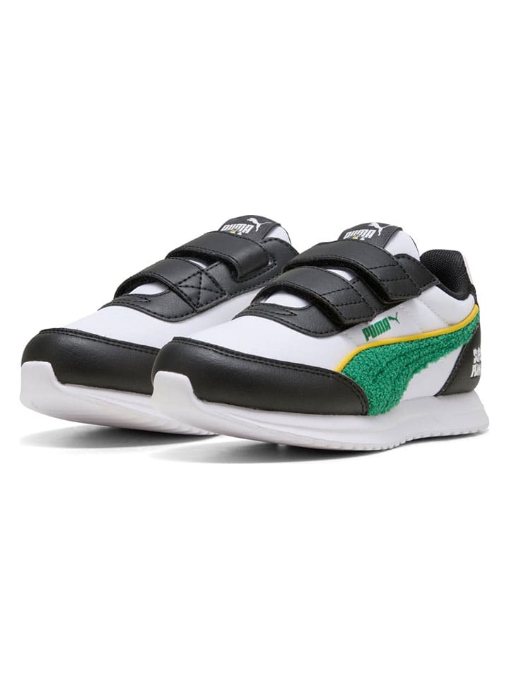 Кроссовки "R78 Lightwind Super Puma" в бело-черно-зеленой расцветке
Кроссовки "R78 Lightwind Super Puma" в бело-черно-зеленой расцветке