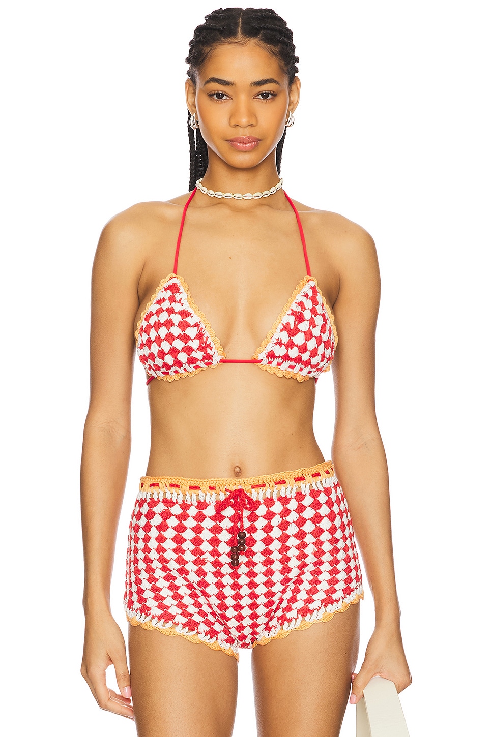 Вязаный треугольный топ It'S Now Cool, conmigo
Вязаный треугольный топ It'S Now Cool, conmigo