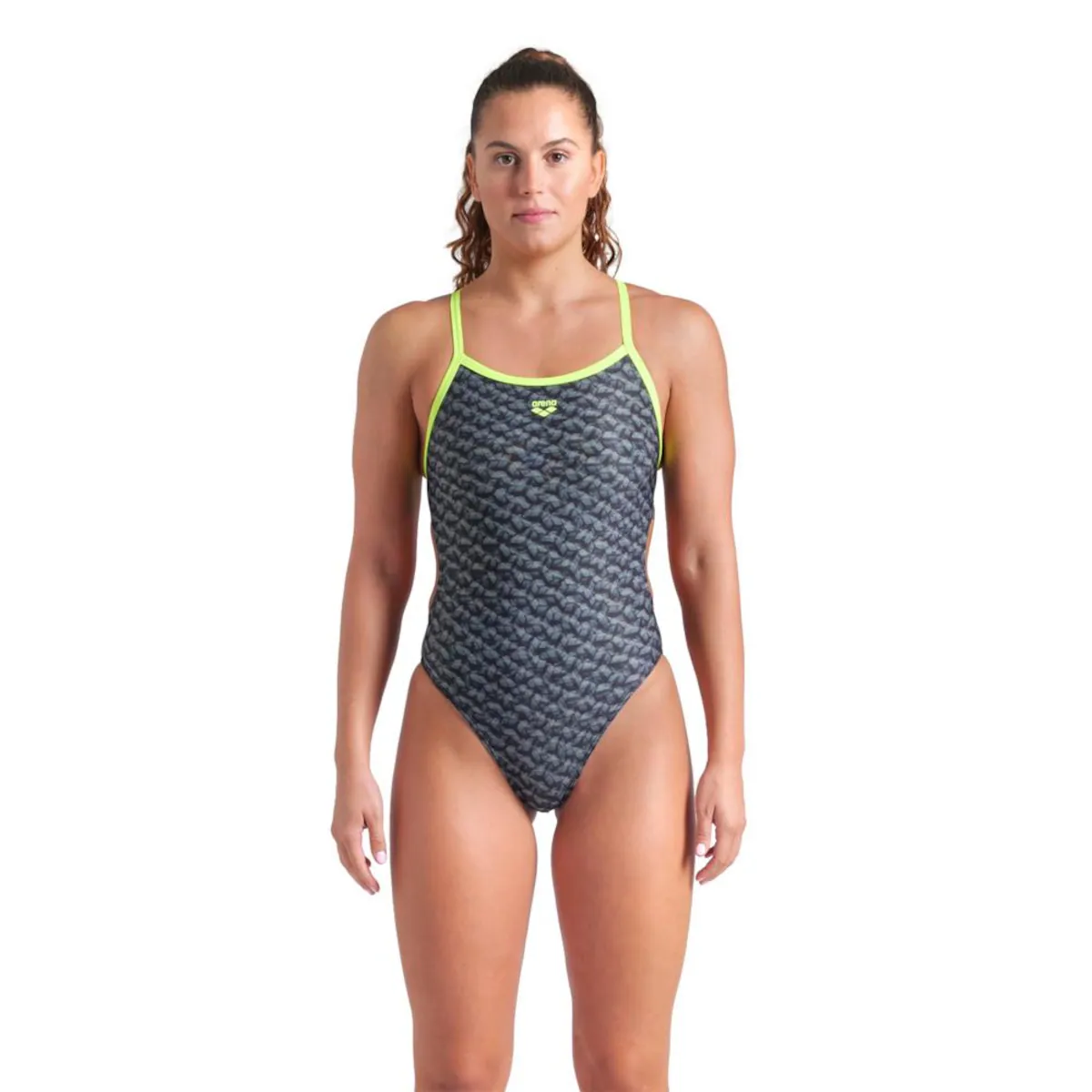 Женский купальник Monogram Challenge Arena, темно-серый
Женский купальник Monogram Challenge Arena, темно-серый