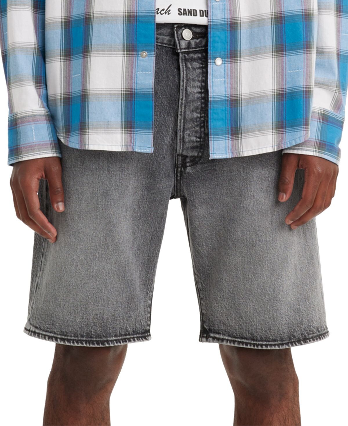 Мужские эластичные джинсовые шорты 501 Original с подшивкой длиной 9 дюймов Levi's
Мужские эластичные джинсовые шорты 501 Original с подшивкой длиной 9 дюймов Levi's