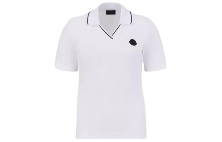 Поло с коротким рукавом и нашивкой-логотипом Moncler, белый
Поло с коротким рукавом и нашивкой-логотипом Moncler, белый