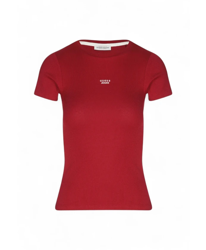 Облегающая футболка с вышитым логотипом Guess, красный
Облегающая футболка с вышитым логотипом Guess, красный