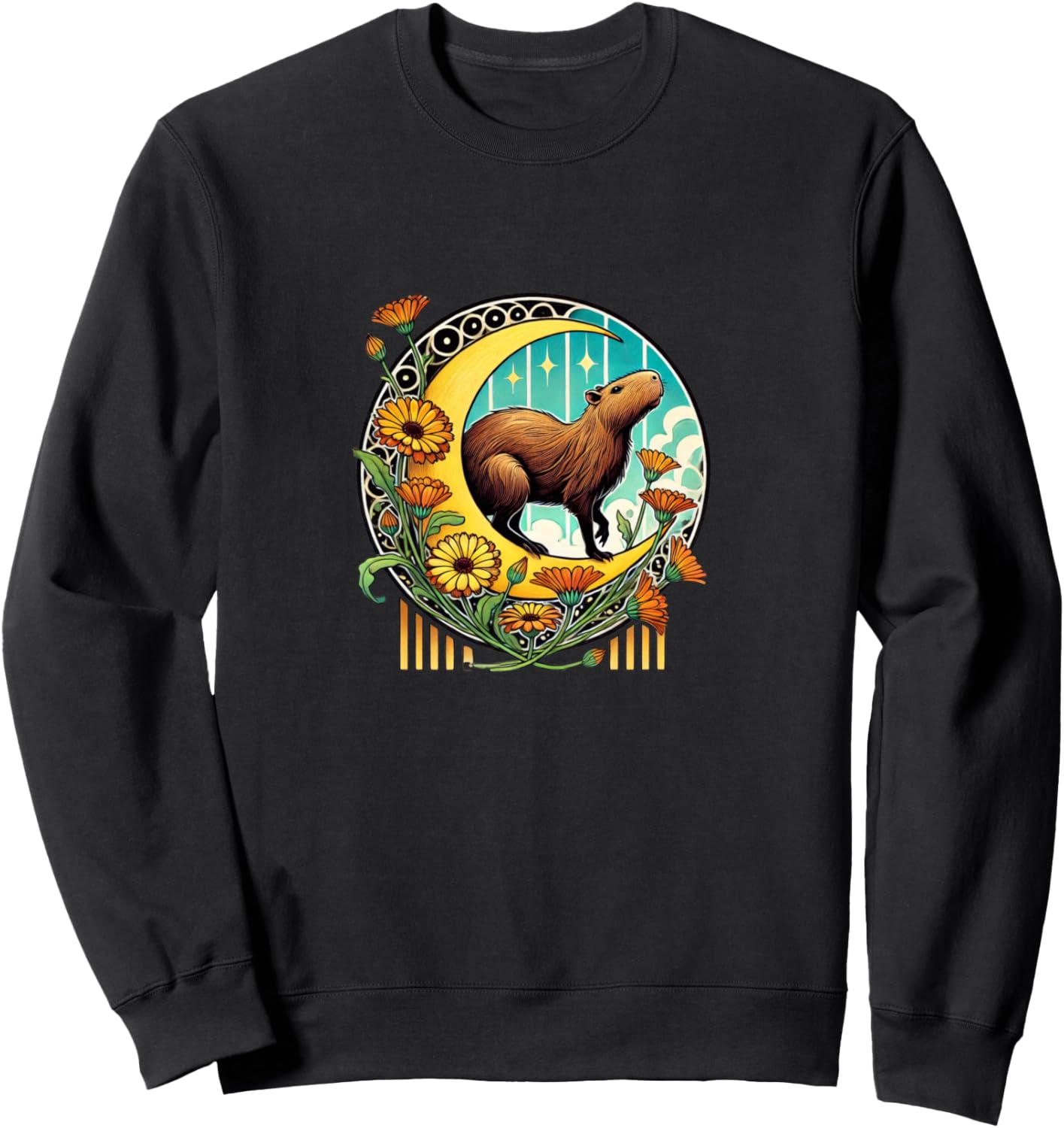 Толстовка с иллюстрацией капибары в стиле модерн Vintage Capybara Loves Snugg, черный
Толстовка с иллюстрацией капибары в стиле модерн Vintage Capybara Loves Snugg, черный
