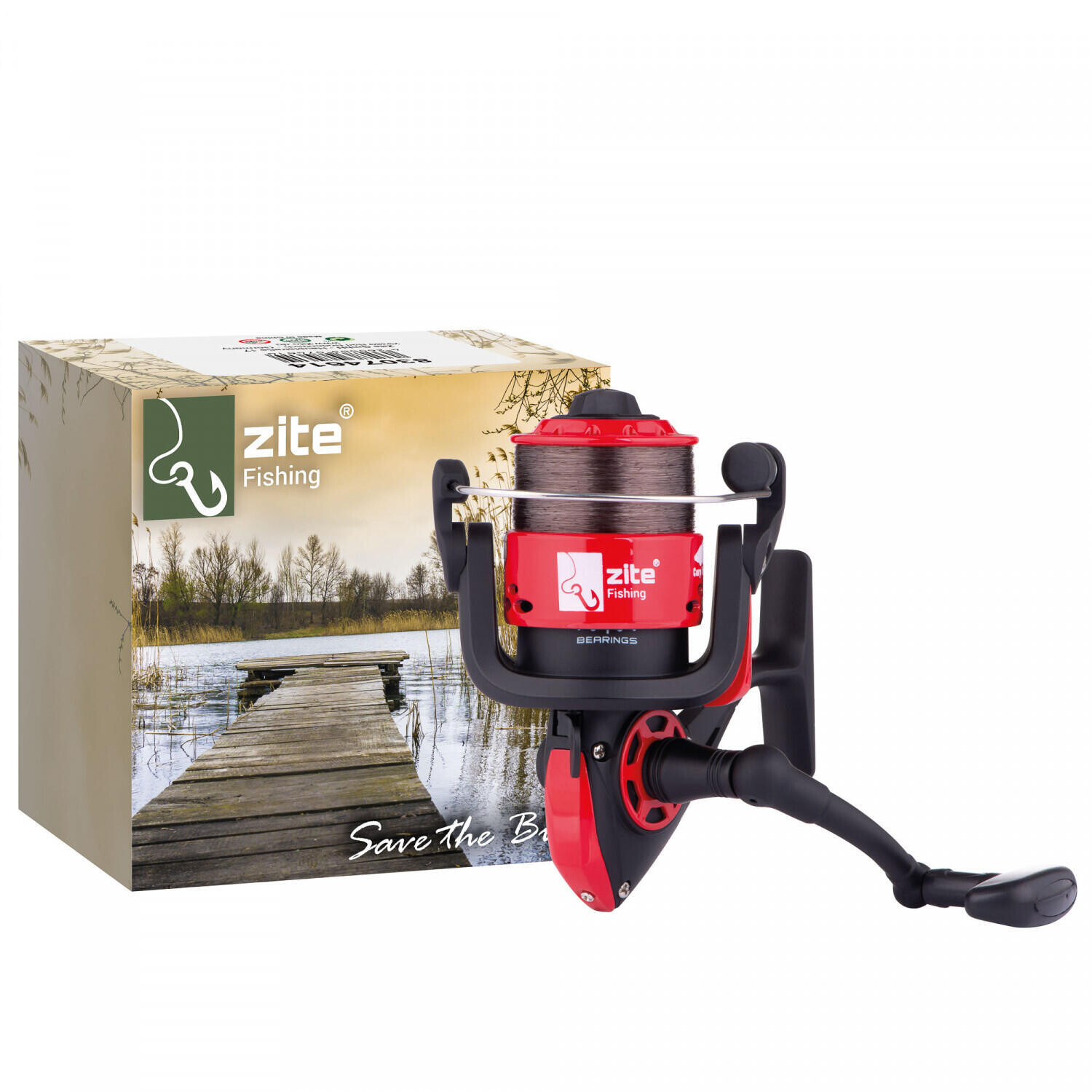 Carp Reel 4000 1BB карповая катушка с леской Наматывается как рыболовная катушка ZITE
Carp Reel 4000 1BB карповая катушка с леской Наматывается как рыболовная катушка ZITE