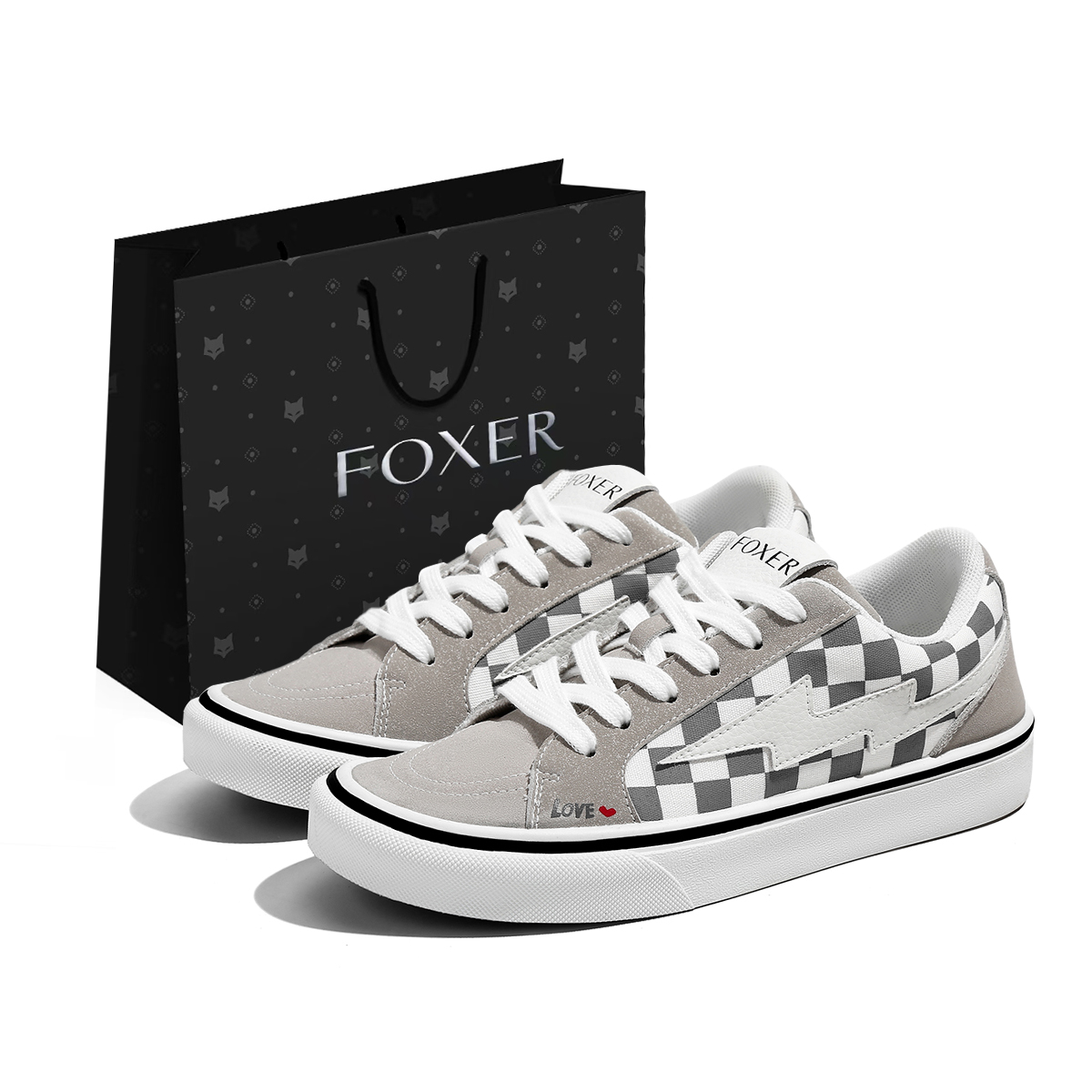 FOXER Скользоустойчивые износостойкие легкие низкие скейтерские кроссовки унисекс Greige, цвет Greige 
FOXER Скользоустойчивые износостойкие легкие низкие скейтерские кроссовки унисекс Greige, цвет Greige