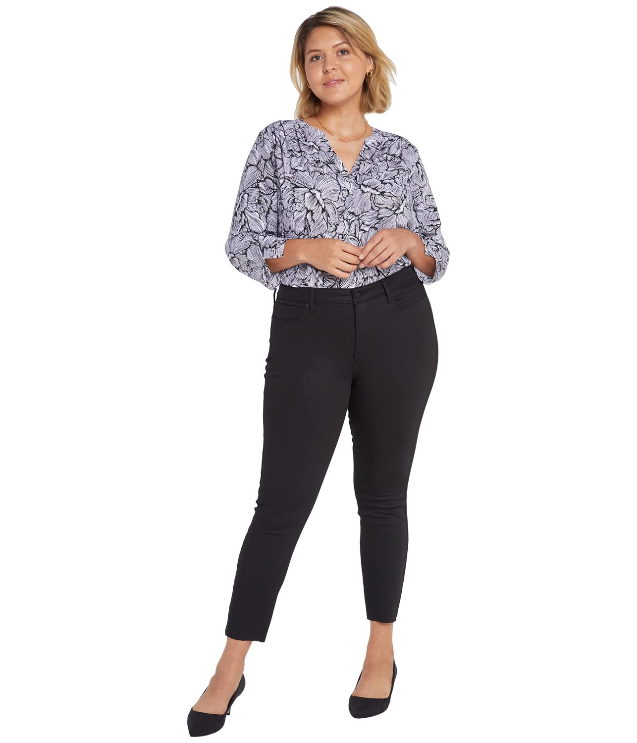 Джинсы NYDJ Plus Size, Plus Size Ami Skinny Court Ankle Jeans with Release Hem in Black Rinse
Джинсы NYDJ Plus Size, Plus Size Ami Skinny Court Ankle Jeans with Release Hem in Black Rinse