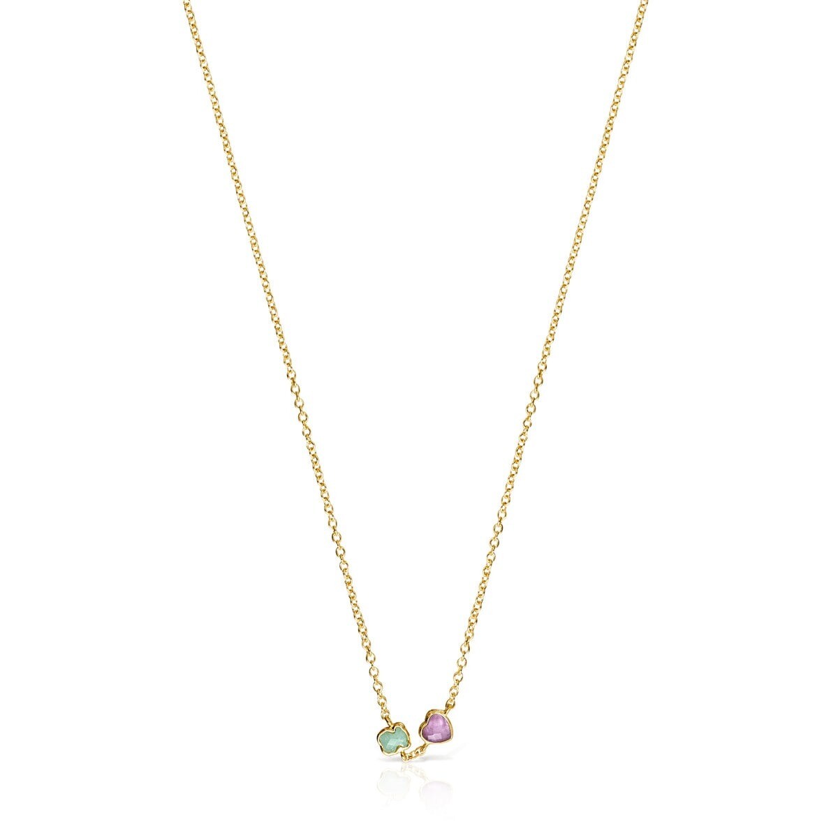 Колье Tous Glory, позолоченное серебро/амазонит/аметист
Колье Tous Glory, позолоченное серебро/амазонит/аметист