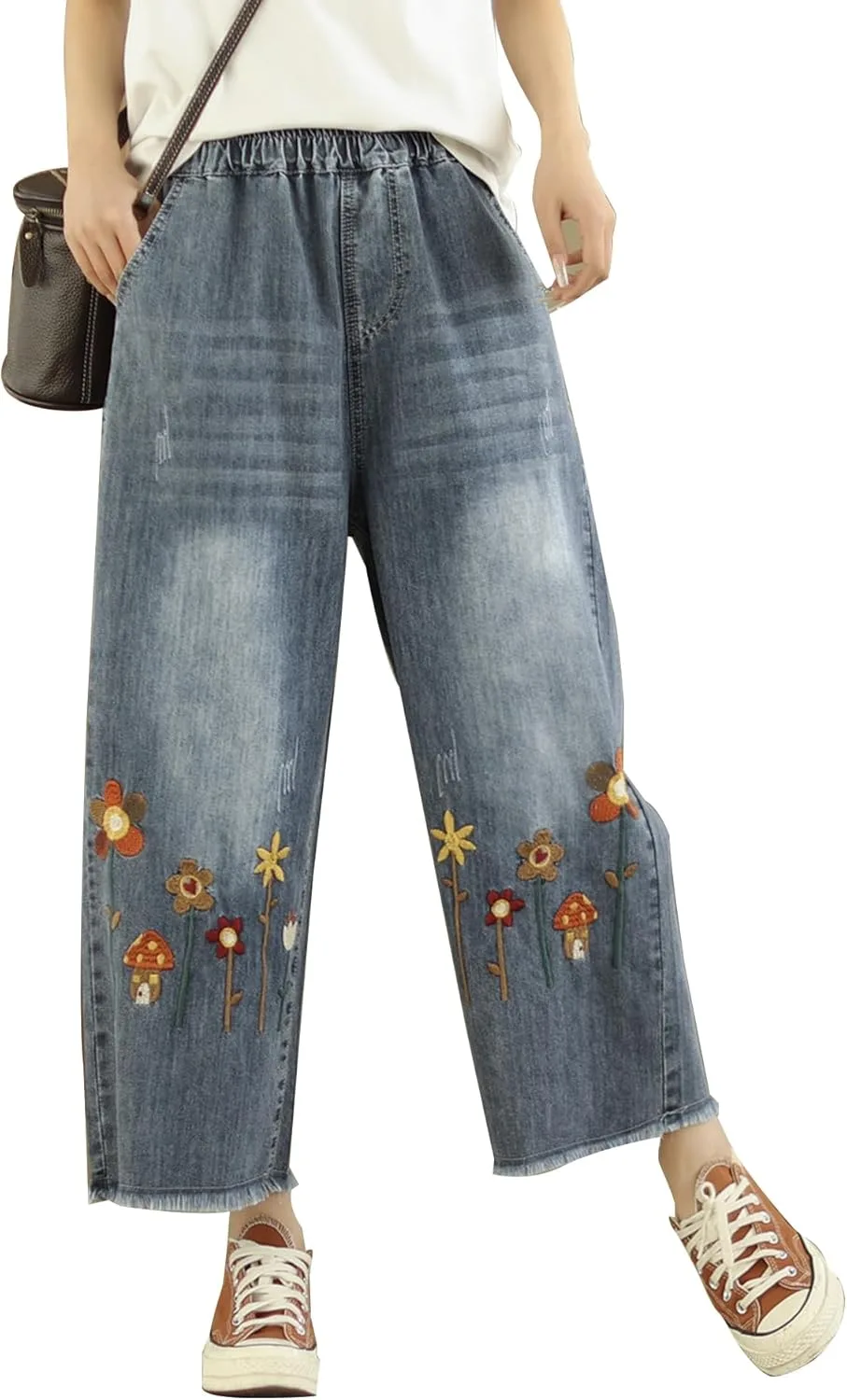 Модные рваные джинсы женские Casual с вышивкой Aricaca
Модные рваные джинсы женские Casual с вышивкой Aricaca