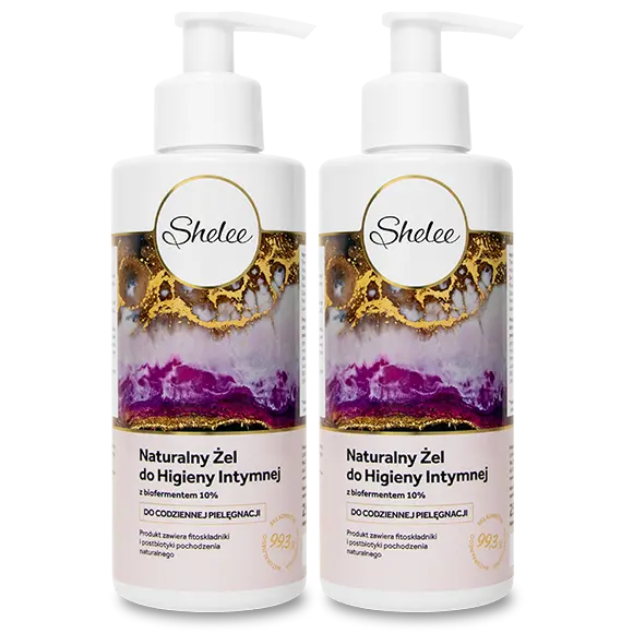 Shelee набор: натуральный гель для интимной гигиены с 10% биоферментом, 2х250 мл/1 упаковка
Shelee набор: натуральный гель для интимной гигиены с 10% биоферментом, 2х250 мл/1 упаковка