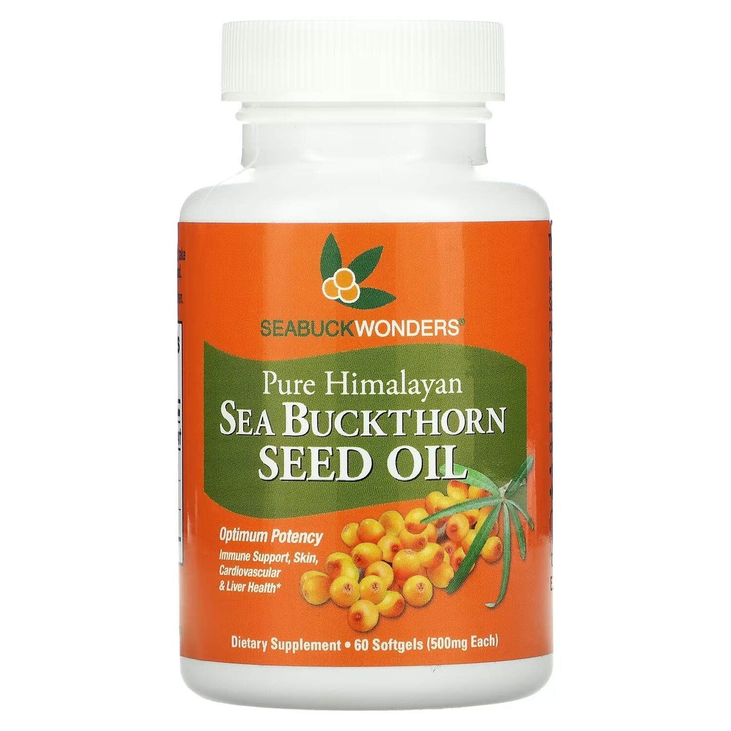 Масло Семян Облепихи SeaBuckWonders, 60 капсул
Масло Семян Облепихи SeaBuckWonders, 60 капсул