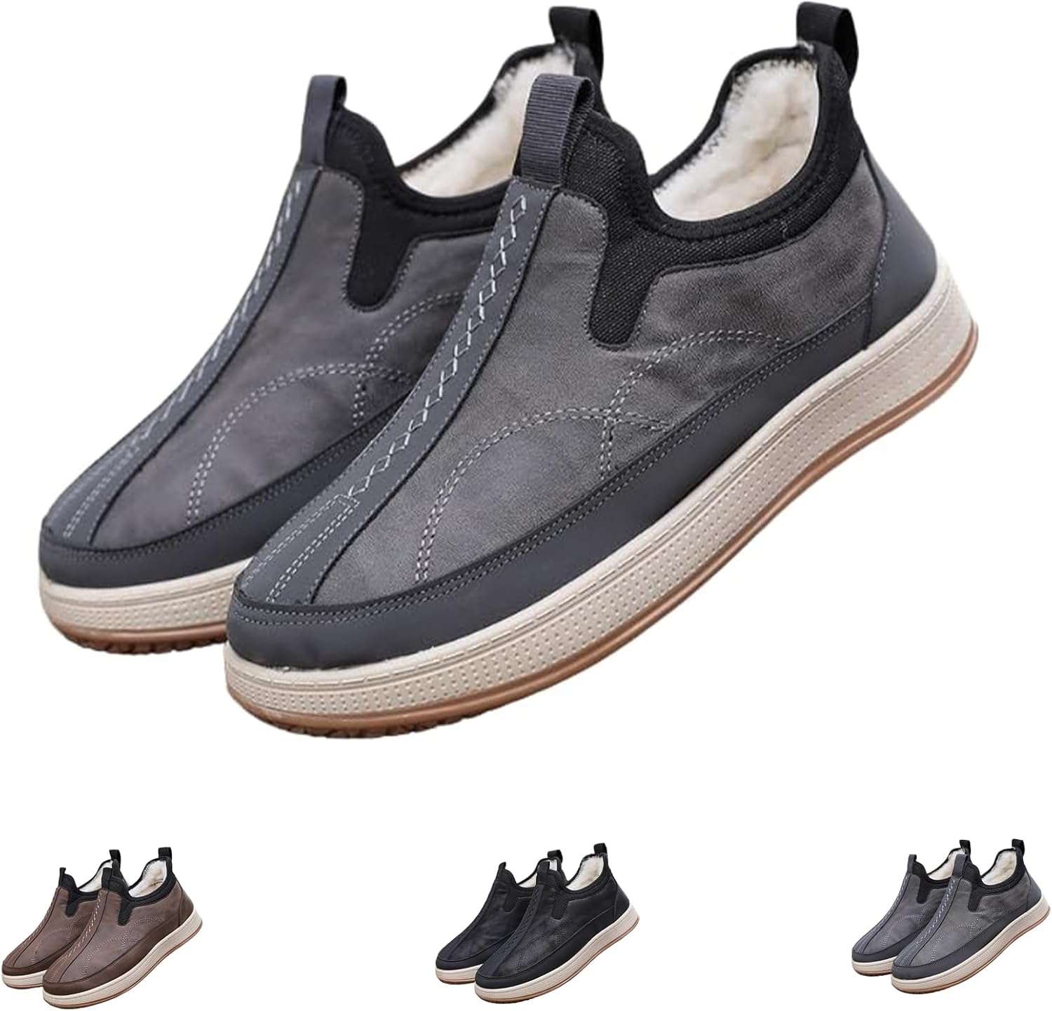 Мужские зимние ботинки с мембраной, водонепроницаемые, теплые кожаные ортопедические ботинки на щиколотку с подкладкой из меха, с платформой, лоферы, повседневная обувь для прогулок на улице Generic, серый
Мужские зимние ботинки с мембраной, водонепроницаемые, теплые кожаные ортопедические ботинки на щиколотку с подкладкой из меха, с платформой, лоферы, повседневная обувь для прогулок на улице Generic, серый