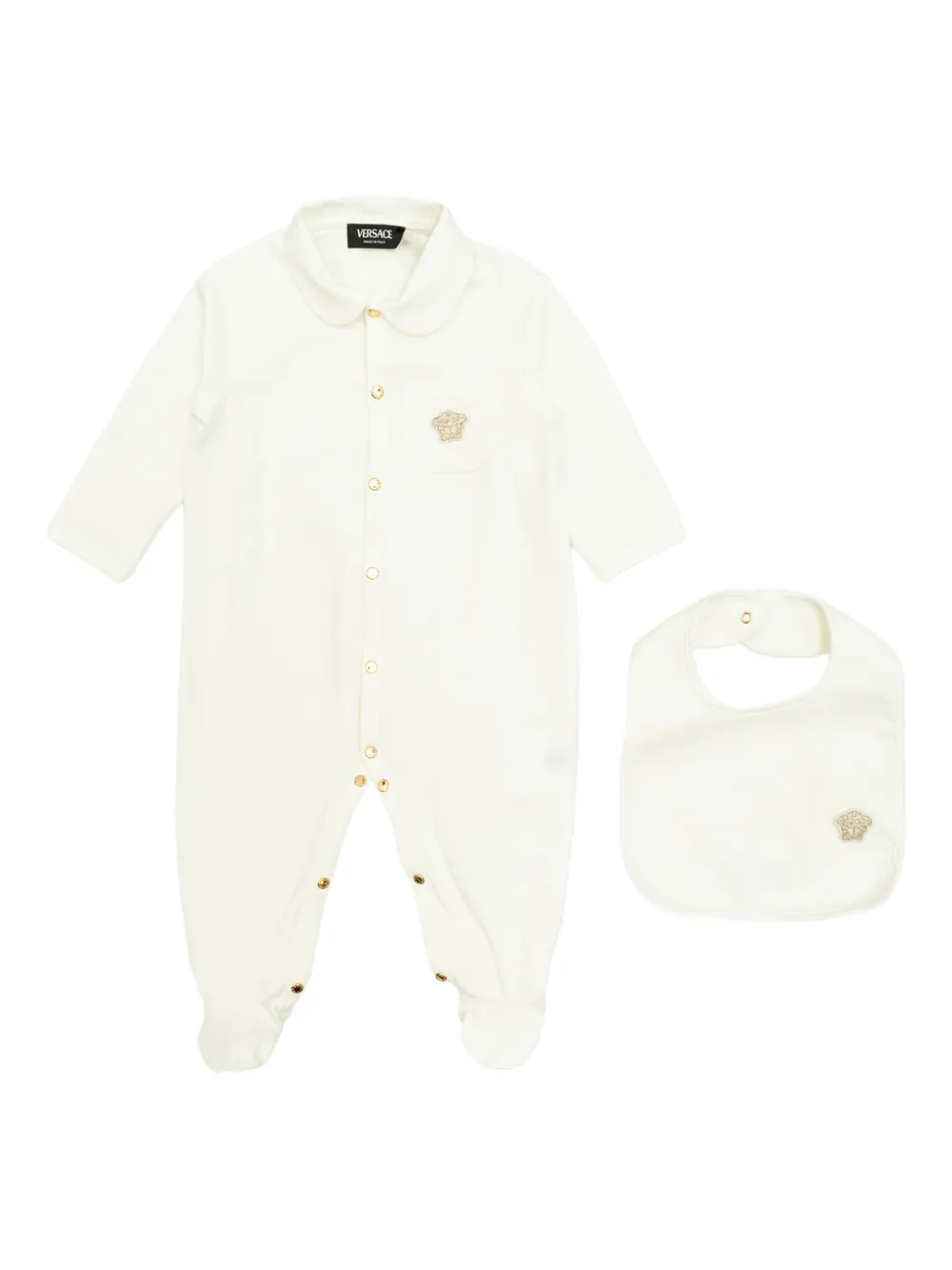 Комплект боди на пуговицах Versace Kids, нейтральный
Комплект боди на пуговицах Versace Kids, нейтральный