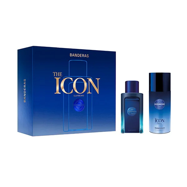Парфюмерный набор Banderas Icon Man Supreme, 2 предмета
Парфюмерный набор Banderas Icon Man Supreme, 2 предмета