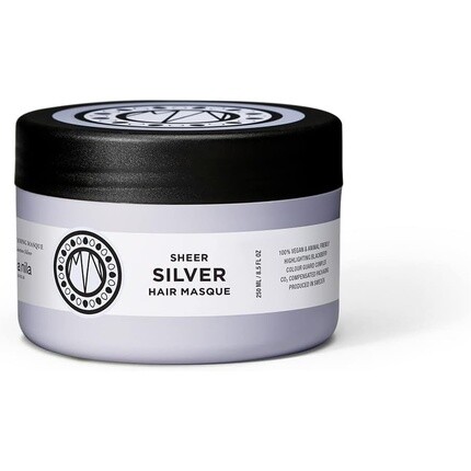 Прозрачная серебряная маска для волос 250мл, Maria Nila
Прозрачная серебряная маска для волос 250мл, Maria Nila