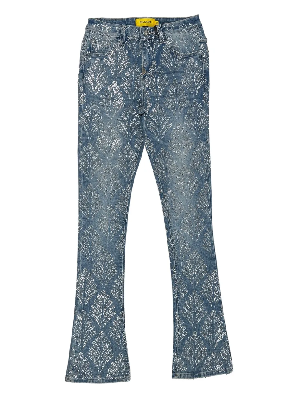 Джинсы с многослойным эффектом, украшенные стразами GUAPI, синий
Джинсы с многослойным эффектом, украшенные стразами GUAPI, синий