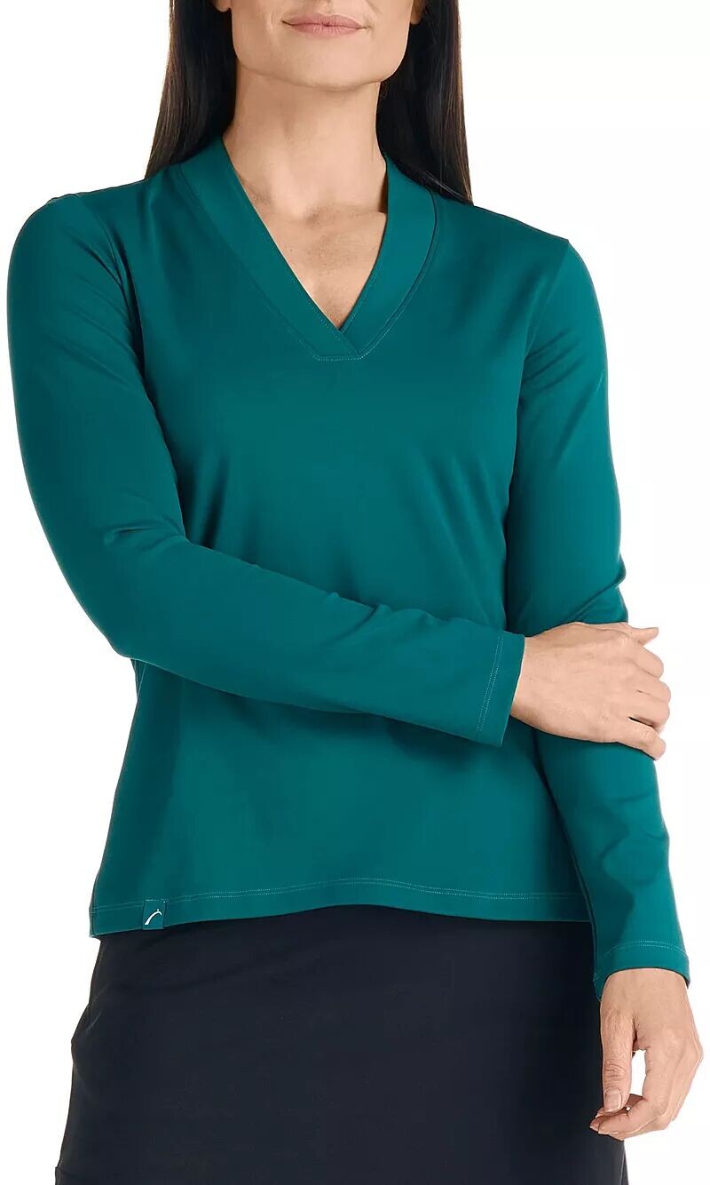 Женский пуловер для гольфа SwingDish Marley с длинными рукавами, бирюзовый
Женский пуловер для гольфа SwingDish Marley с длинными рукавами, бирюзовый