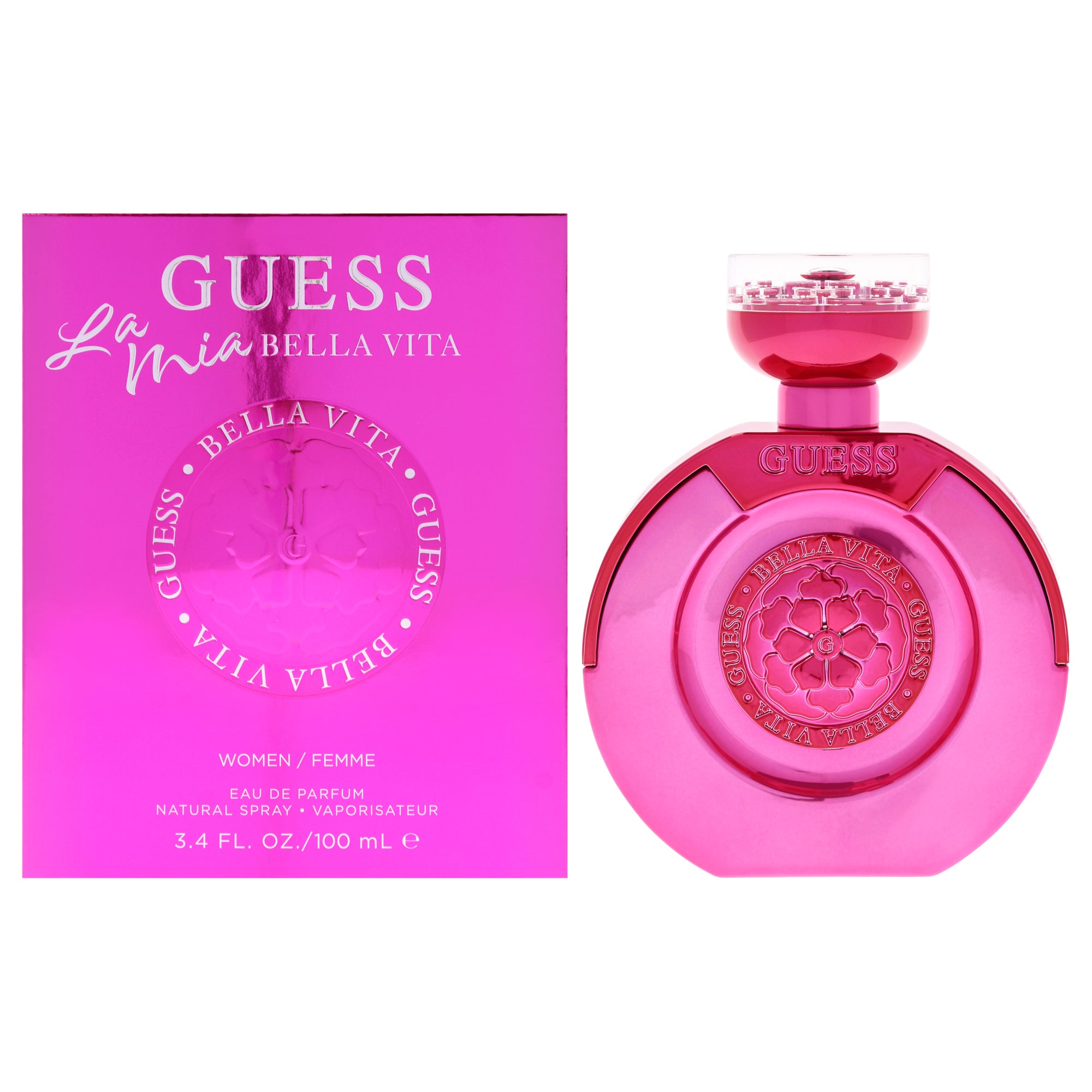 Парфюмерная вода La Mia Bella Vita от Guess для женщин - 3,4 унции (99 мл), прозрачный
Парфюмерная вода La Mia Bella Vita от Guess для женщин - 3,4 унции (99 мл), прозрачный