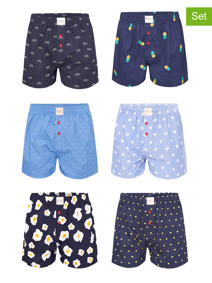 Трусы боксеры Phil & Co. Berlin 6er-Set: Webboxershorts, цвет Dunkelblau/Blau/Hellblau
Трусы боксеры Phil & Co. Berlin 6er-Set: Webboxershorts, цвет Dunkelblau/Blau/Hellblau