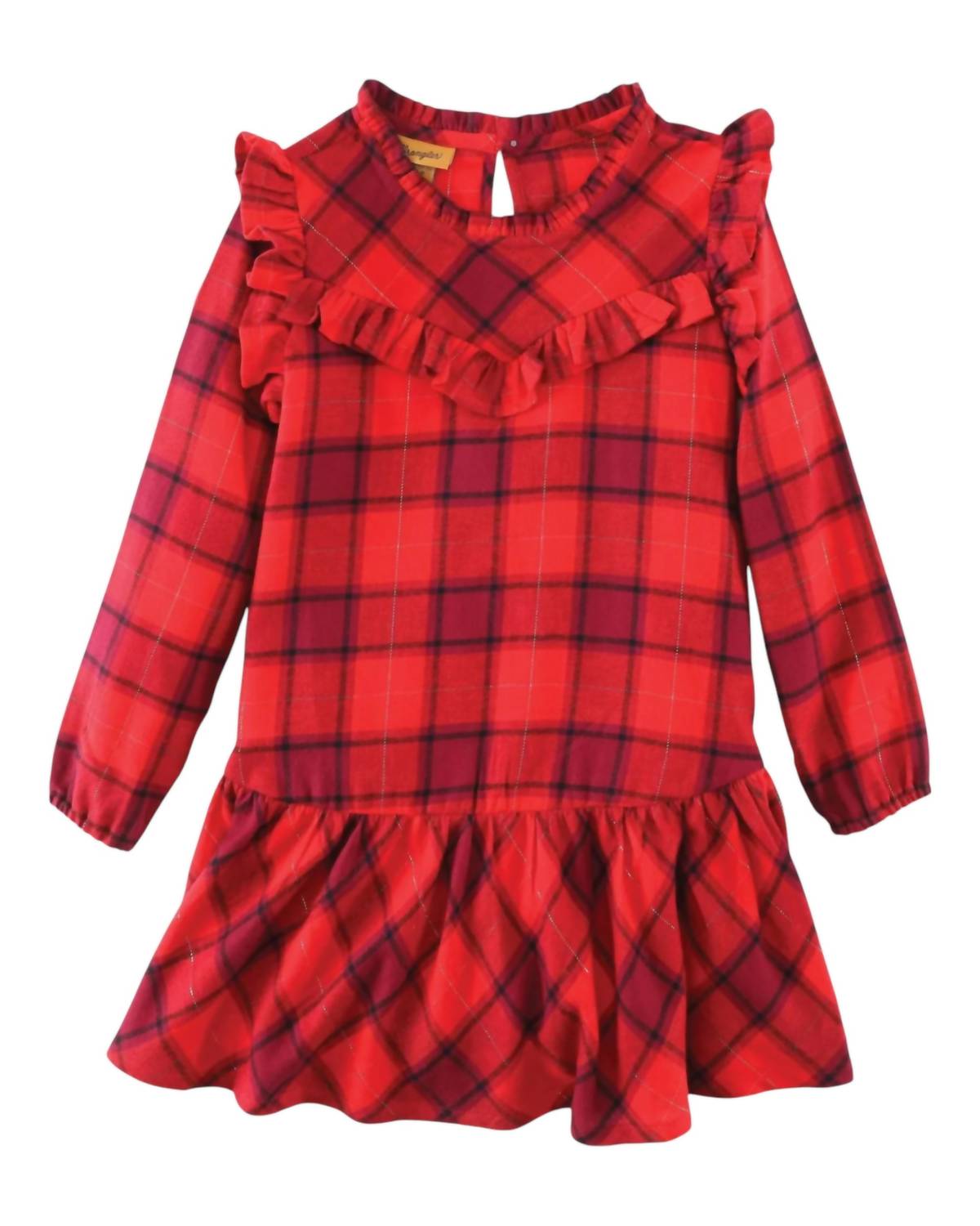 Детское платье с рюшами в красную клетку Wrangler
Детское платье с рюшами в красную клетку Wrangler