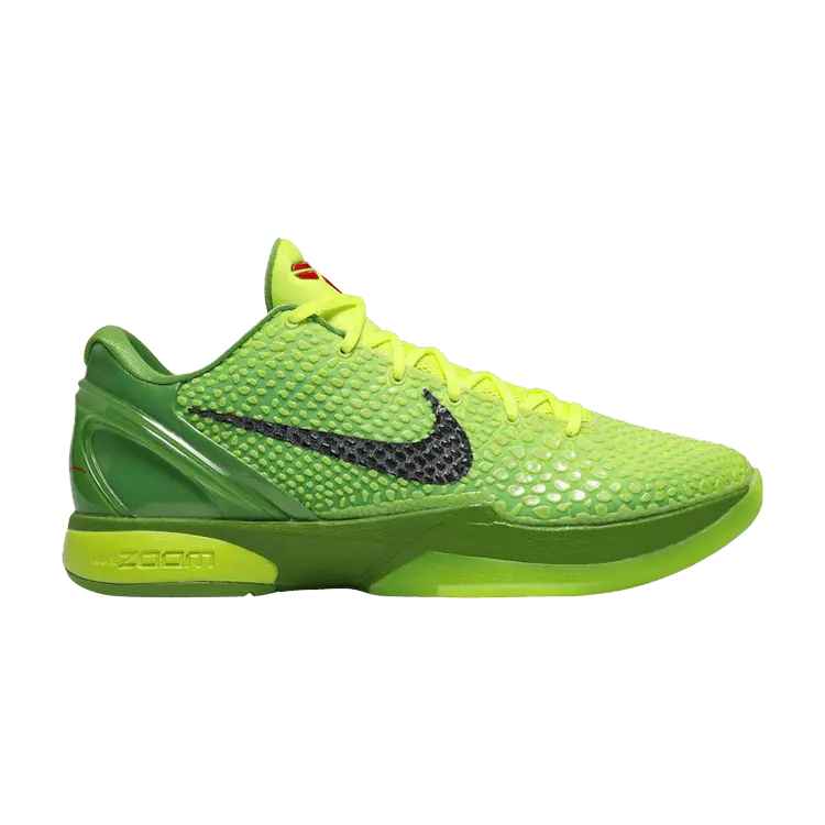 Кроссовки Nike Zoom Kobe 6 Protro 'Grinch' 2020 Sample, зеленый
Кроссовки Nike Zoom Kobe 6 Protro 'Grinch' 2020 Sample, зеленый