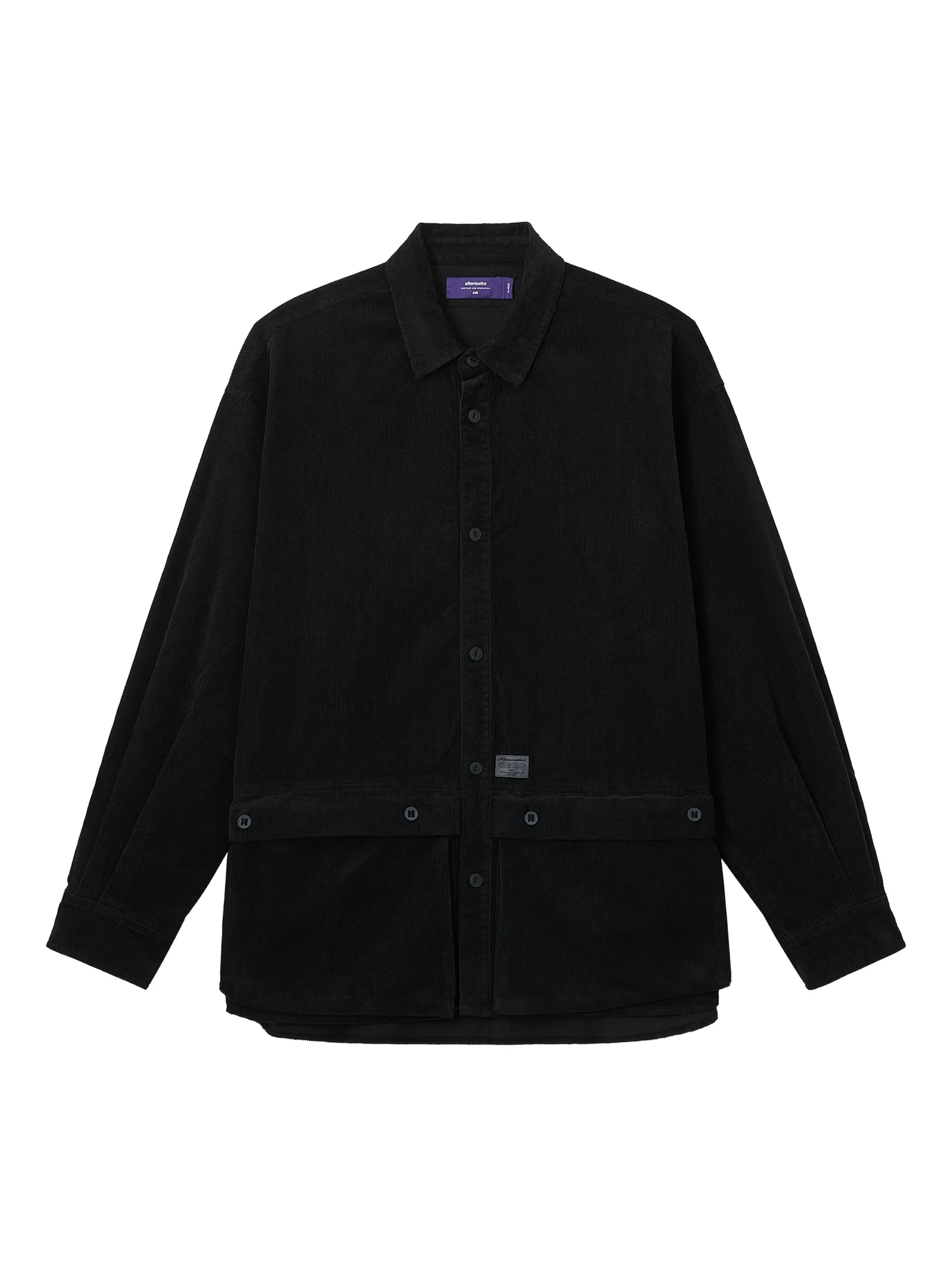 Вельветовая рубашка с карманом Aftermaths, черный
Вельветовая рубашка с карманом Aftermaths, черный