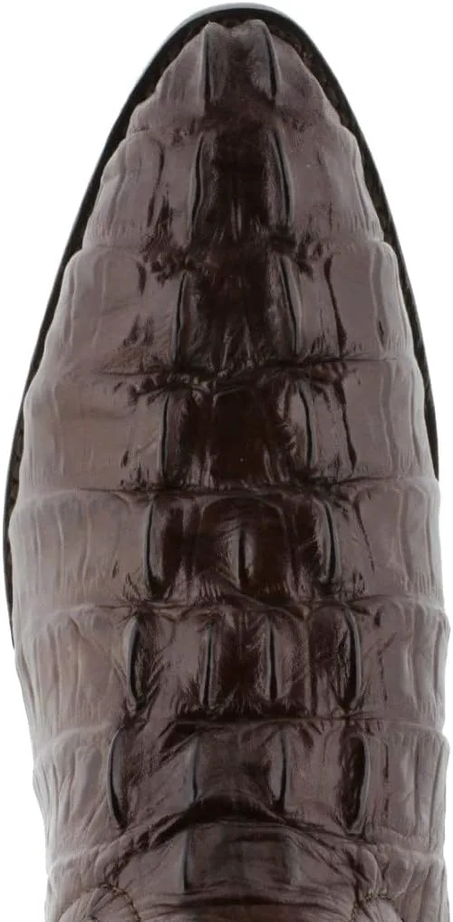 Мужские коричневые вестерн-сапоги Texas Legacy с кожей и рисунком из крокодилового хвоста, круглый носок, коричневый
Мужские коричневые вестерн-сапоги Texas Legacy с кожей и рисунком из крокодилового хвоста, круглый носок, коричневый