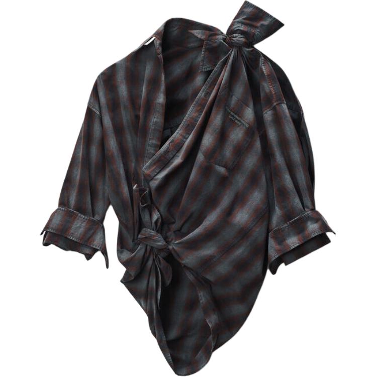 Рубашка Plaid One shoulder Shirt Alexander Wang, красный
Рубашка Plaid One shoulder Shirt Alexander Wang, красный