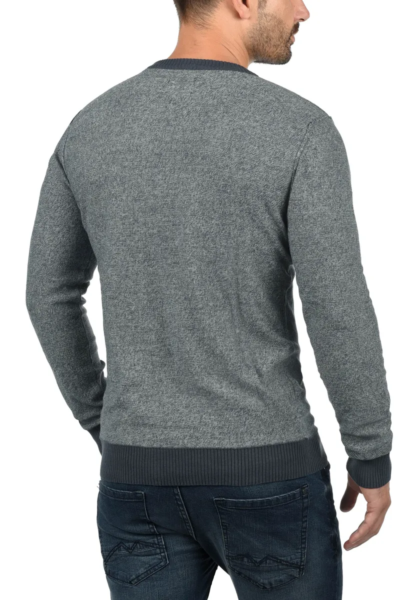 Свитер с круглым вырезом "BLEND BHNathan", серый 
Свитер с круглым вырезом "BLEND BHNathan", серый