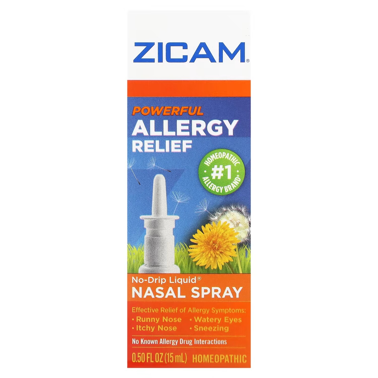 Спрей назальный Zicam Powerful Allergy Relief без капель, 15мл
Спрей назальный Zicam Powerful Allergy Relief без капель, 15мл