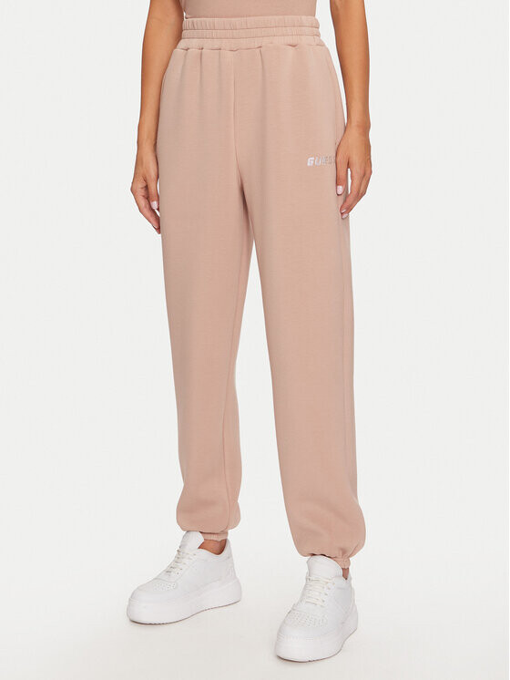 Спортивные брюки стандартного кроя Guess, бежевый 
Спортивные брюки стандартного кроя Guess, бежевый