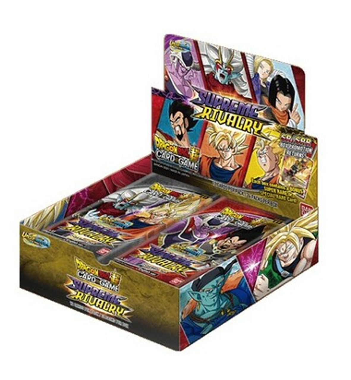 Карточная игра Dragon Ball Super TCG: Unison Warrior Series 04 - Supreme Rivalry B13 - Booster Box
Карточная игра Dragon Ball Super TCG: Unison Warrior Series 04 - Supreme Rivalry B13 - Booster Box