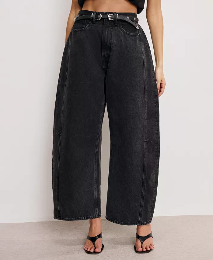 Джинсы женские Good Extreme Barrel-Leg Good American, черный
Джинсы женские Good Extreme Barrel-Leg Good American, черный